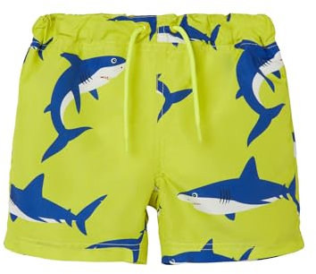 NAME IT Nmmzeus Long Short de Bain TB, Rose Primaire/AOP : Shark, 92 cm Garçon