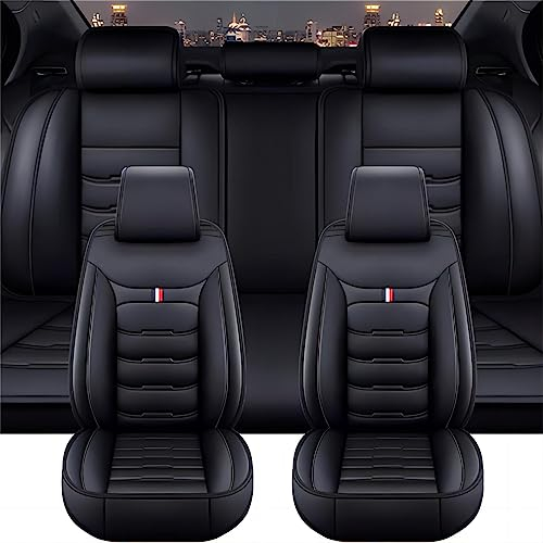 XENITE Autositzbezüge für Audi A3 8P 8L Sportback A6 4F A4 A6 A5 A7 Q2 Q3 Q5 Q7 1995-2023, Wasserdicht, Sitzschoner Auto, Zubehör, Schwarz
