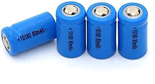 3.7 Volts Lithium Ion Battery 10180 Lithium Battery 3.7V 80MAH Rechargeable Polymer Lithium Battery Electric Toothbrush Battery,4pcs