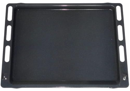 FIGEVIDA Leccarda teglia vassoio 477 x 365 mm. colore grigio per forno C00511979 481011091369 LC001 Compatibile per Whirlpool Hotpoint Ariston Franke