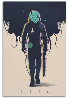 Game Prey Poster, dekoratives Gemälde, Leinwand, Wandposter und Kunstdruck, modernes Familienschlafzimmer, Dekoration, Poster, 50 x 75 cm