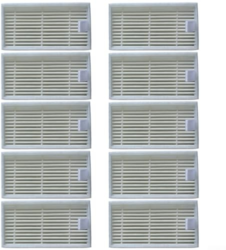 HEPA-Filter für Medion MD 19500, 19510, 19511, 19900 Roboter-Staubsauger, waschbare und wiederverwendbare Filter, 10 Stück