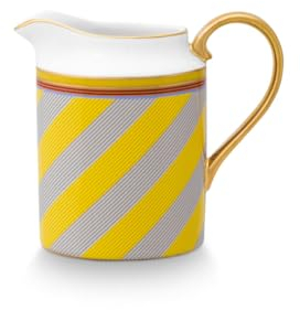 Pip Studio Chique Krug Stripes gelb 260ml