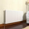 GY Bath Horizontal Radiator White Oval Column Designer 600x1180mm Double Modern Central Heating Rads