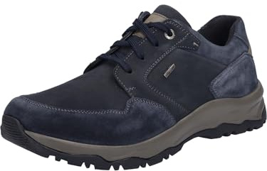 Josef Seibel Herren Bequemschuhe Leroy 58,Weite H (Weit),Wechselfußbett,wasserdicht,Komfortschuhe,Halbschuhe,tex,Ocean-Multi,46 EU