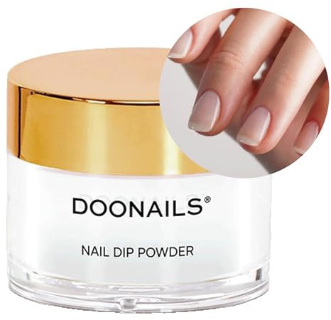 Doonails – Dipping Powder Farbe Ghost Clear – Langanhaltendes Dip Pulver für professionelle Maniküre zu Hause – Tierversuchsfrei & allergikerfreundlich – 3+ Wochen halt – Bis zu 30 Anwendungen