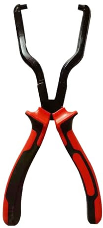 NIYATA Fuel Line Pliers, Auto Quick Remove Fuel Line Plier,Petrol Steel Universal Pipe Clip Repair Tool for Oil Pipe,Gasoline Pipe Joint Removal Pliers,Red