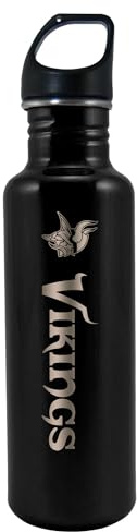 NFL Minnesota Vikings 750 ml Edelstahl Trinkflasche mit Lasergravur