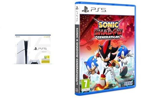 Playstation 5 Console Edizione Standard Slim & Sonic X Shadow Generations