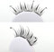 FUZHAN Butterfly Style No-Glue False Eyelashes – 6 Rows, 11-13mm DIY Cluster Lashes, Natural Wispy Look, Reusable & Adhesive-Free, Easy to Apply, Cute Butterfly Design (Heart & Star Motif)