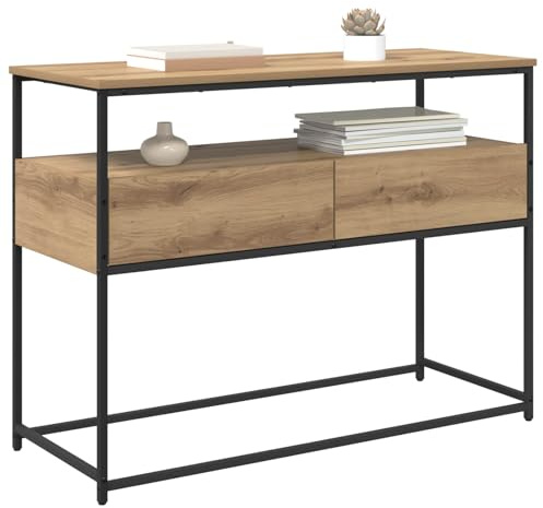 vidaXL Konsolentisch Artisan-Eiche 100 x 40 x 75 cm Holzwerkstoff
