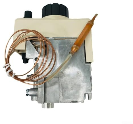 Vanne à gaz mécanique style papillon modèle 630 avec contrôle thermostatique pour appareils de chauffage Plage de 40 à 90 degrés Celsius