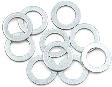 sourcing map 10stk. Motoröl Crush Dichtring Ablassschrauben 14mm ID. 22mm AD. für Auto