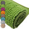 DILUMA Badematte Chenille 70x120 cm Grün Rutschfester Hochflor Badteppich Wellness Badvorleger Saugfähig und Flauschig
