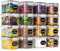 Wildone Cereal & Dry Food Storage Container Set of 16 [0.8L /3.38 Cups] for Sugar, Flour and Baking Supplies, Airtight Leak-proof & BPA Free, with 20 Labels & 1 Marker