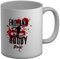 Shopagift Personalised England Rugby Mug Supporters Fans 6 Nations Union Cup White 11oz Large Gift Cup
