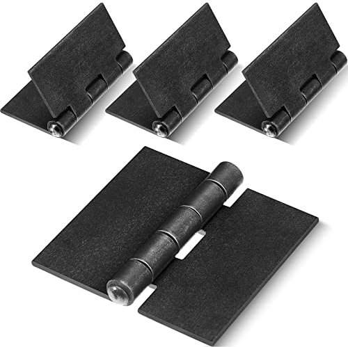 Bisagras soldables resistentes de 3 pulgadas, soldadura de calibre 12, bisagra de acero de larga duración, resistente a la corrosión y al óxido, soldadura de metal en bisagras para puertas de remolque
