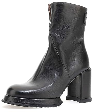 A.S.98 LETI STIVALETTI in Pelle Donna NERO 40