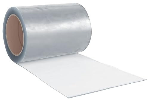 vidaXL Türvorhang, Transparenter Streifenvorhang Zuschneidbar, Thermovorhang für die Gastronomie Kühlräume, Isoliervorhang Fliegenvorhang, PVC