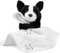Living Nature Baby Border Collie Plüschtier | Inklusive Decke | Flauschiger und Kuscheliger Hund | Weiches Spielzeuggeschenk für Neugeborene und Babys | Naturli Umweltfreundlich