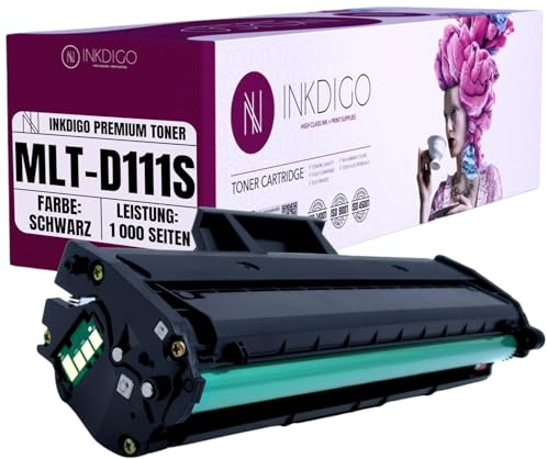 MLT D111S - Premium TÜV Toner Schwarz Kompatibel für Samsung 111S für M2020 M2021 M2021W M2022 M2022W M2026 M2026W M2070 M2070F M2070FW M2070W M2071FH M2078 SL-M2022 SL-M2022W