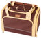 PETPROVED Transportbox Katze Hund Hundetasche für Kleine Hunde Katzentransportbox Katzen Transportboxen Hundetragetasche Tragetasche Hund Katzentasche Katzenbox Katzenkorb Transport (L Braun)