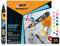 BIC Intensity Paint Lot de 20 marqueurs peinture à pointe moyenne - Marqueur Peinture à base d’eau - Feutre acrylique - Surfaces : Papier, Textile, Verre, Galet, Bois - Couleurs classiques et pastel