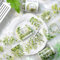 Ddayup 1 Rollen Grüne Pflanzen Washi Tape Sticker Washitape Ästhetisches Washi Tapes Deko Klebeband Japanisches Abdeckband Dekor Washi Masking Tape Dekoratives Klebeband für Kinder Erwachsener