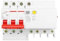 IYNWBJTS Interruttore 3P+N in Aria con protettore differenziale 63a Interruttore magnetotermico 220v protettore differenziale 32a trifase(3P+N-25A)
