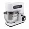 TZS First Austria Professionelle Küchenmaschine | Teigknetmaschine | 1500 W, 6 L Behälter, Edelstahlschüssel mit Griff, 6 Geschwindigkeitsstufen, mit Quirl, Knethaken und Schneebesen, weiß
