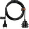 Hoopzi - Fil électrique en Tissu de 4,5M pour Éclairer Partout Chez Vous - Douille Ampoule E27 avec Interrupteur - Créez Votre Suspension Luminaire, Baladeuse, Lampe Suspendue - Bala Noir