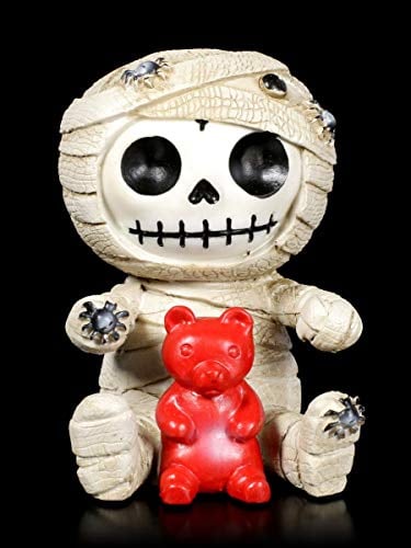 Furrybones Witzige Fantasy Figur - Mummy | Lustige Sammel-Figur, Deko-Figur, Deko-Artikel, H 6,5 cm