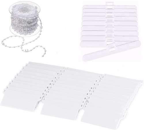 Vertical Blind 89mm Vertical Blind Bottom Weights Top Hangers and Bottom Chain Repair KIT (12)