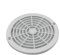 Linxor - Grille bonde de Fond Ronde pour Piscine - Diam 18,5 cm - Blanc