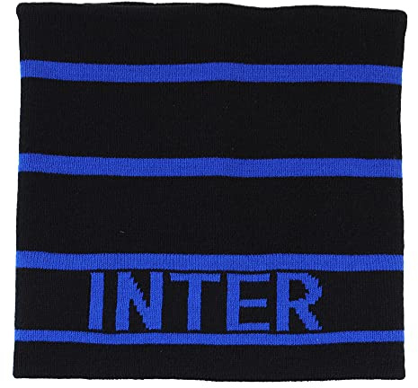 Inter SCALDACOLLO MAGLIA JACQUARD 153079 Prodotto Ufficiale Official Merchandising, Nero, Taglia unica