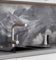 MyMaxxi Küchenrückwand Folie selbstklebend matt - einfache Montage ohne Bohren 0,4mm stark Versteift - Motiv Berge schwarz weiß 60cm hoch - Spritzschutz Küche Klebefolie - Landschaft Berge 400 x 60cm