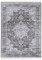 Carpeto Rugs Teppich mit Fransen Orientalisch in Schwarz Grau - Wohnzimmer Schlafzimmer - Klassisch Orient Muster dicht gewebt - Kurzflor Weiche Viskose - Faser 80 x 220 cm