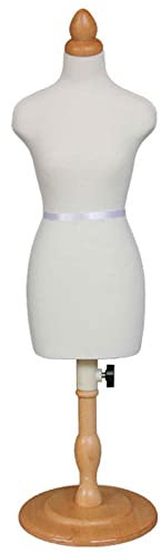 Kleine Schneiderpuppe Schneiderpuppe für Frauen, Dummy Mannequin Mini, runde Basis, Standard, weibliche Sartivationen, für die Ausstellung des Studenten Design Mode und Schneider-Dressmakers