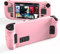 IINE Steam Deck Protective Case 9 in 1 Full Protection,Soft Silicone Material Shockproof Case (Pink)
