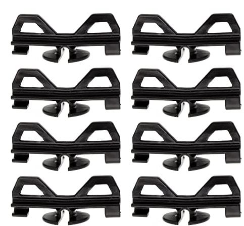 10 Pcs Electric Fence Tightener Wire Tensioner Insulator, Plastic Cord Tensioners, Black