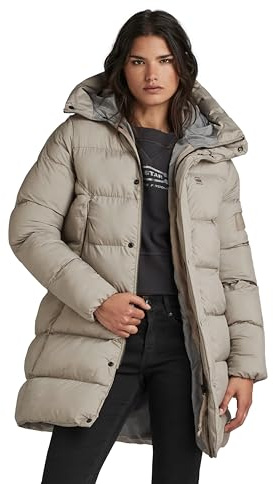 G-STAR RAW Damen Whistler Parka Puffer wmn, Grau (elephant skin D23535-D199-G106), S