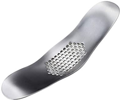 JGATW Knoblauchpresse Edelstahl-Knoblauchpresse Knoblauchzerkleinerer Metall-Ingwer-Knoblauchschneider Knoblauchschneider