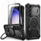 Lanhiem Cover per Samsung S23 5G, Magnetica con Anello, Antiurto Militare Indistruttibile, Protezione Completa del Corpo a 360°con 2 Vetro Temperato, Heavy Duty Custodia per Samsung Galaxy S23, Nero