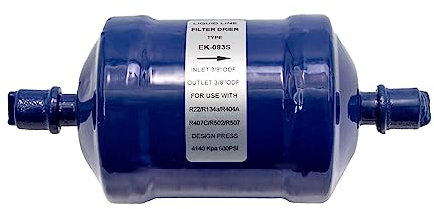 Vkinman Linea liquida Filtro Essiccatore Refrigerante Filtro Essiccatore 3/8 Sudore SFK-083S per Pompa di Calore Aria Condizionata Refrigerazione Sistemi di Riscaldamento