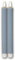 world-trading-net - 4er Set LED Stabkerzen STRIPE, Höhe 25cm, Durchmesser 2,1cm, Farbe blau, Batteriebetrieb, Timer