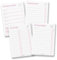 4er Set Notizblock I Pink Einkaufs-Liste Notiz-Block Wochen-Planer Einkaufs-Zettel To-Do-Liste Denkzettel I dv263