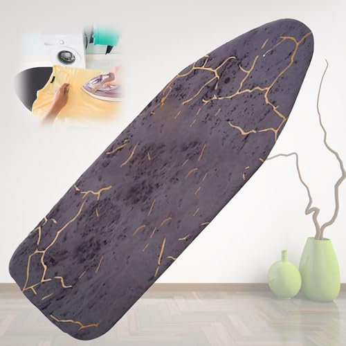 Bügelbrettbezug 140 X 50 cm, Bügelbrettbezug for Dampfbügeleisen Mit Kordelzug, Dampfdurchlässig Und Hitzereflektierend (Color : Deer's Head, Size : 140cm x50 cm)