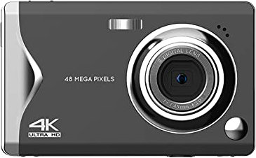 Generic Appareil photo numérique 4K haute définition 3 avec zoom 16x et mise au point automatique avec scène #t192W Noir