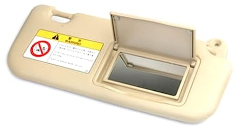 Car Front Sun Visor Panel with Makeup Mirror Driver Passenger Side Right Left Sun Visor(Passanger Side) Für Toyota,Für Corolla,Für Leiling 2014-2019