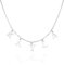 MMXX Personalisierte Namenskette Individuelle Initialen-Halskette Choker-Halskette für Frauen Gold Silber Zierliche Halskette für Damen Freundin Ehefrau Mutter Geschenk (A1: Einzelloch - Silber)